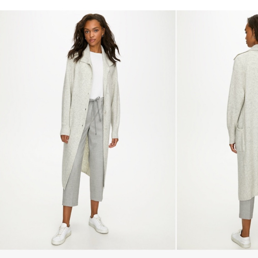 Aritzia long cardigan coat